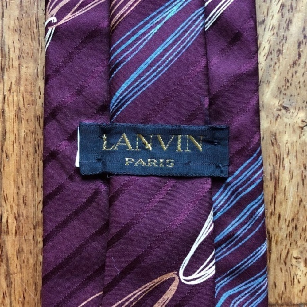 Lanvin Classic Maroon Tie